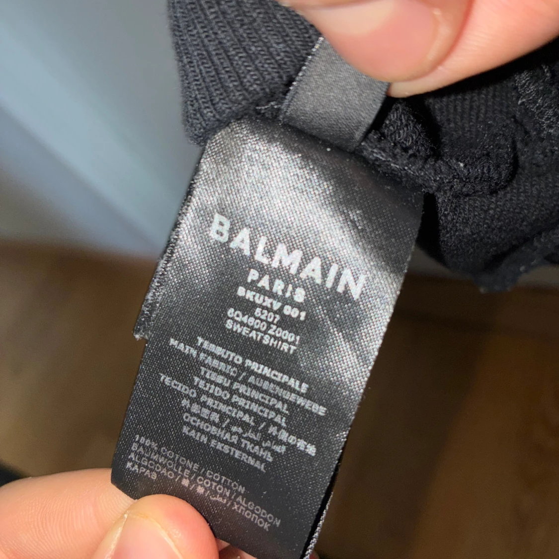 Svart sweatshirt från Balmain Paris - 2