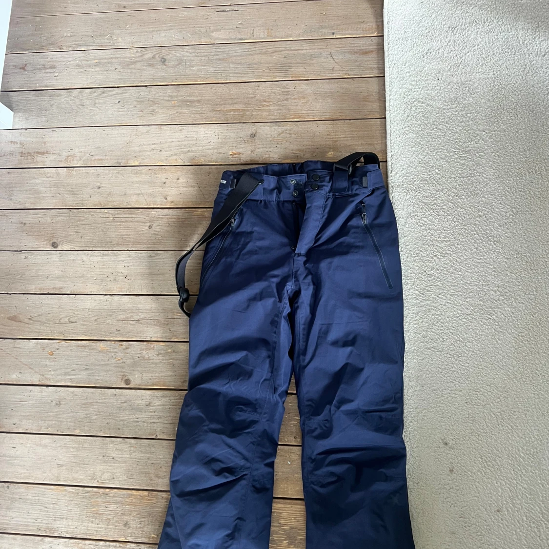 Mörkblå skidbyxor/termobyxor - 3