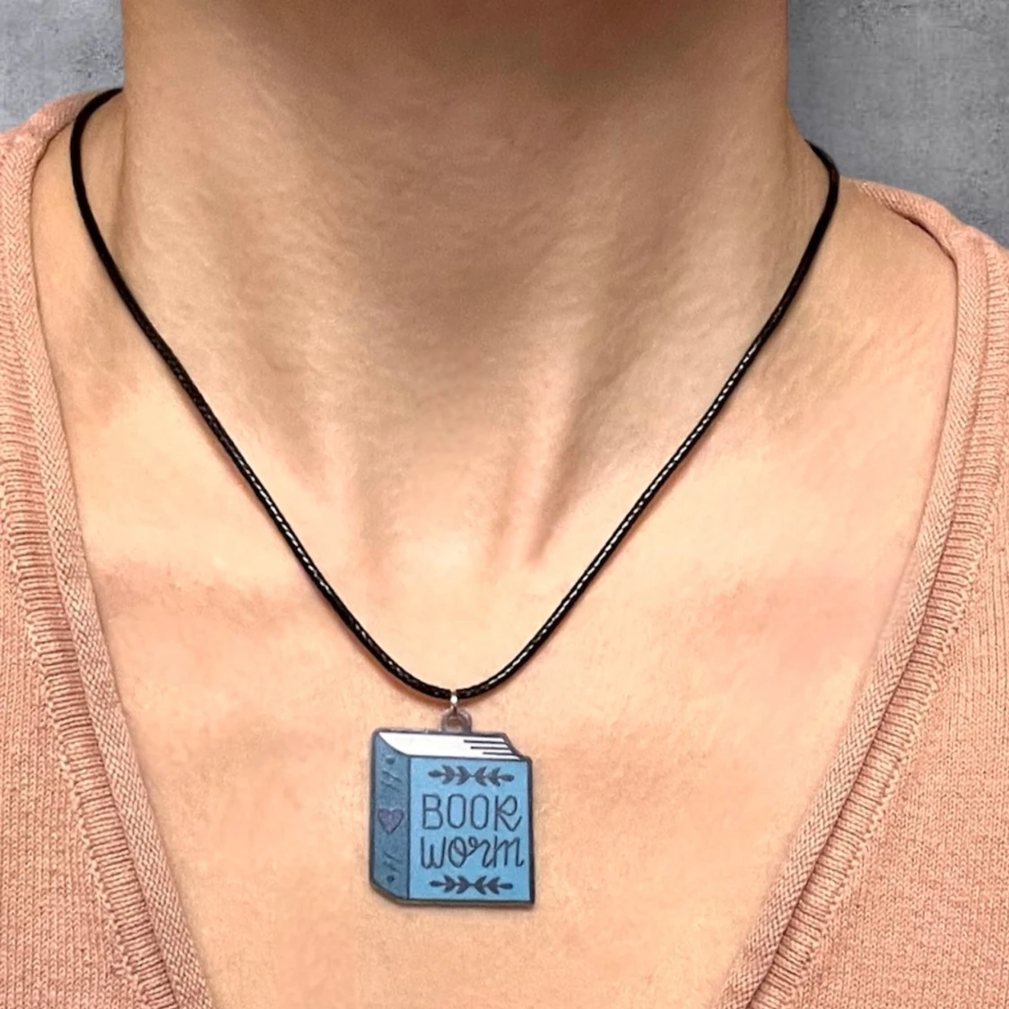 Book Worm Halsband Book Lover  - 3