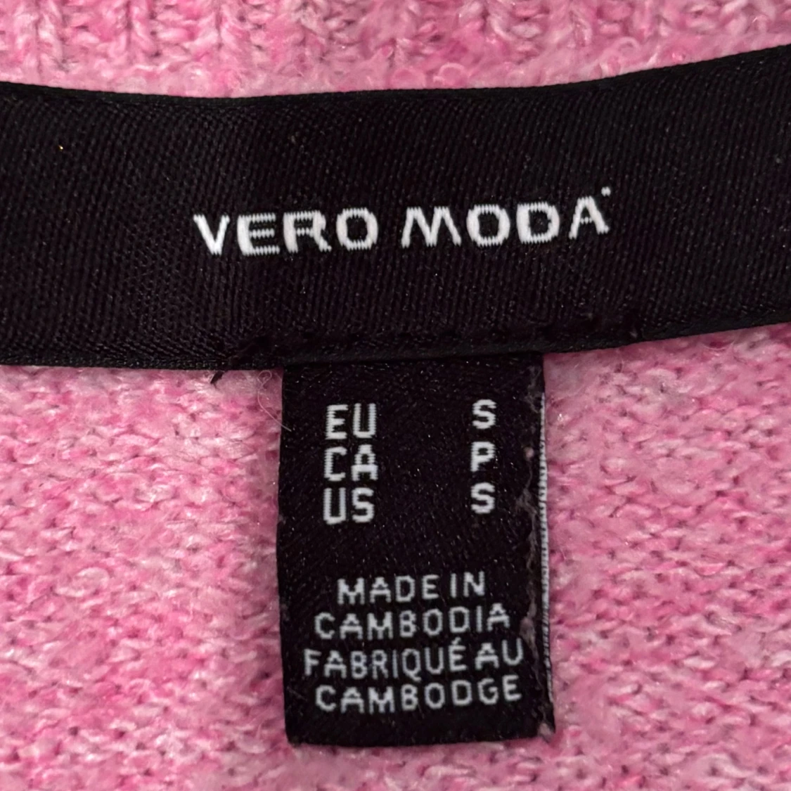 Ljusrosa stickad tröja Vero Moda - 2