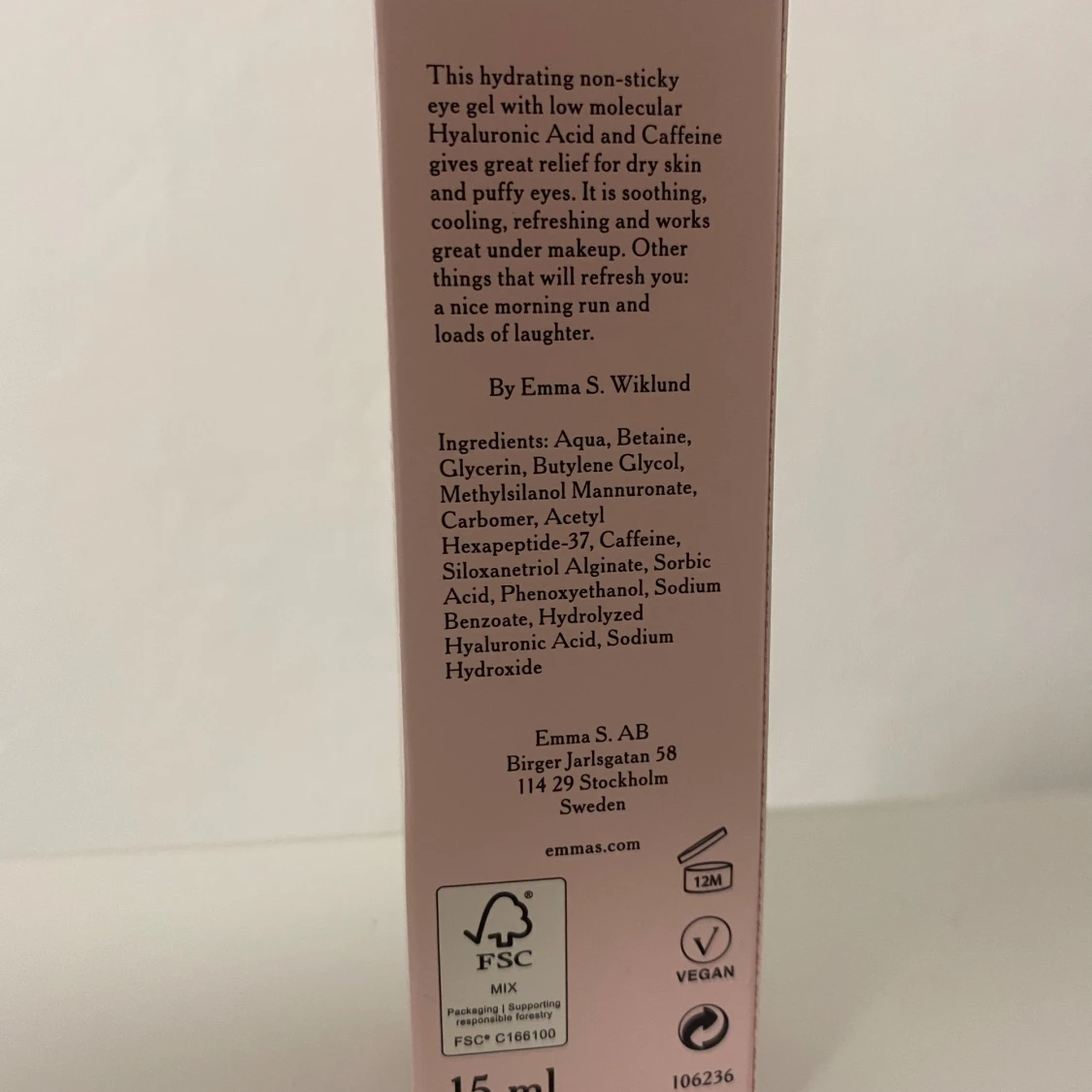Emma S. Moisturising Eye Gel - 2