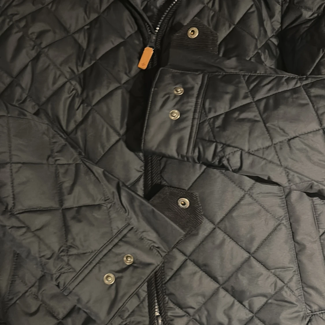 Mörkblå quiltad jacka från Morris - 4