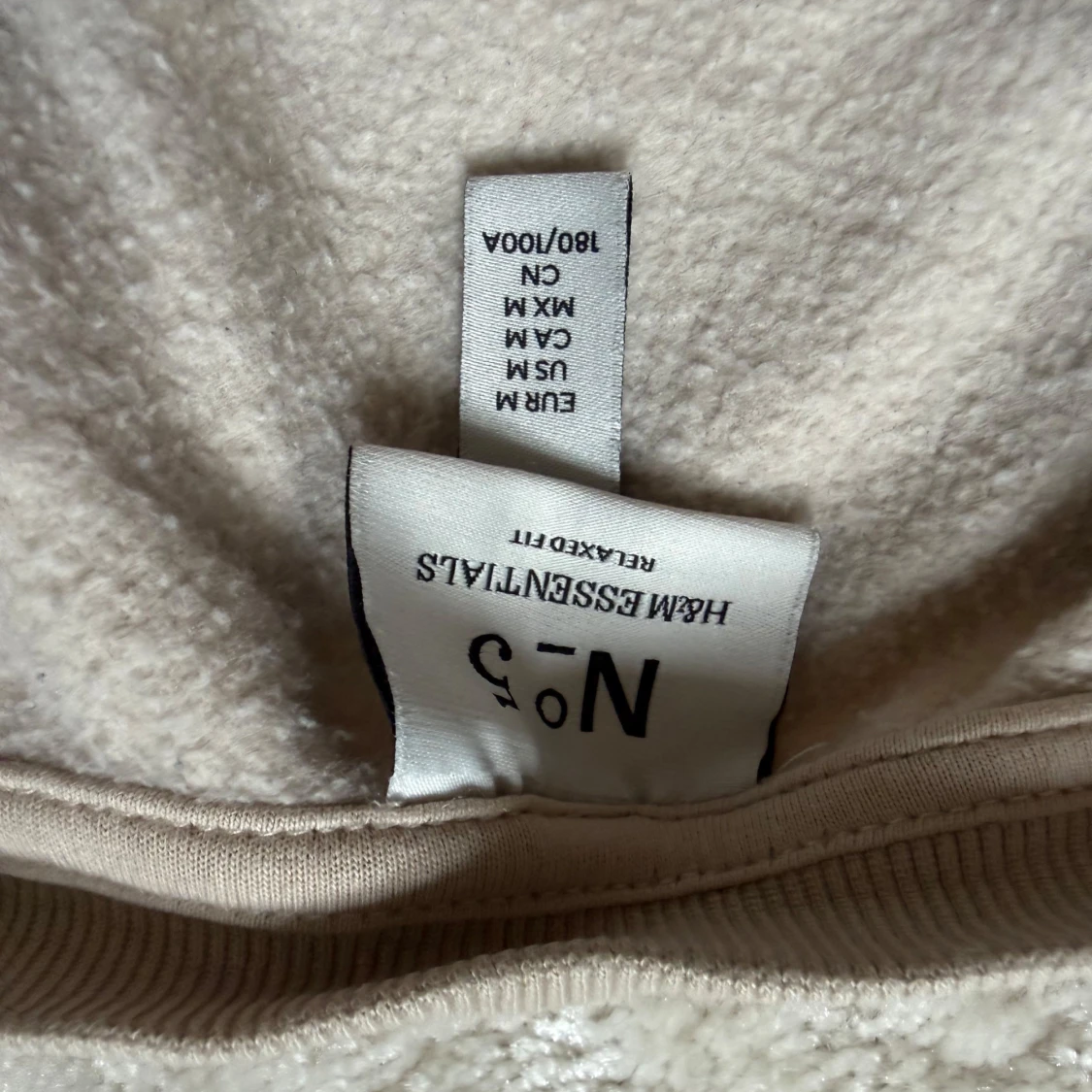 Beige sweatshirt från H&M Essentials - 1