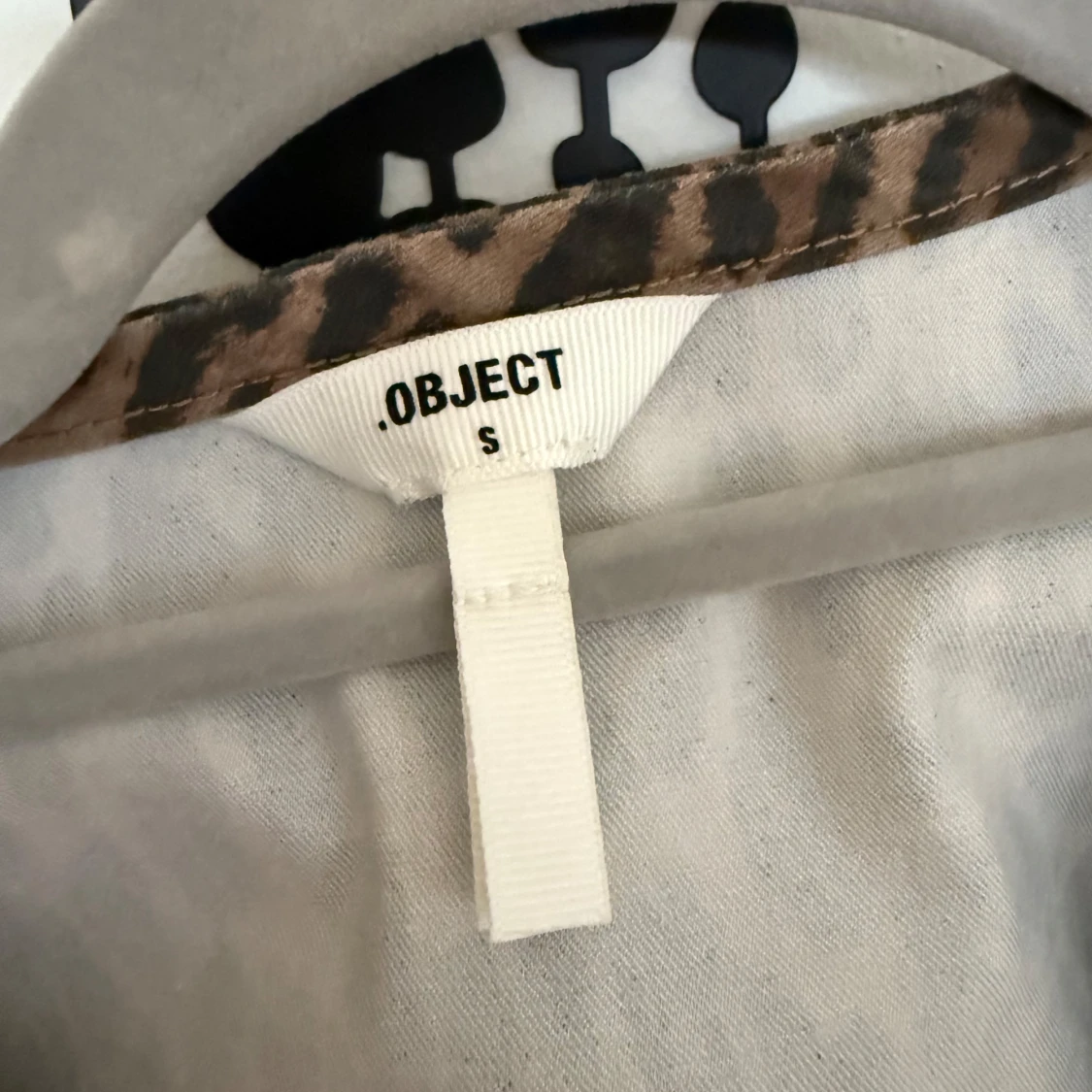 Leopardmönstrad blusjacka från Object - 2