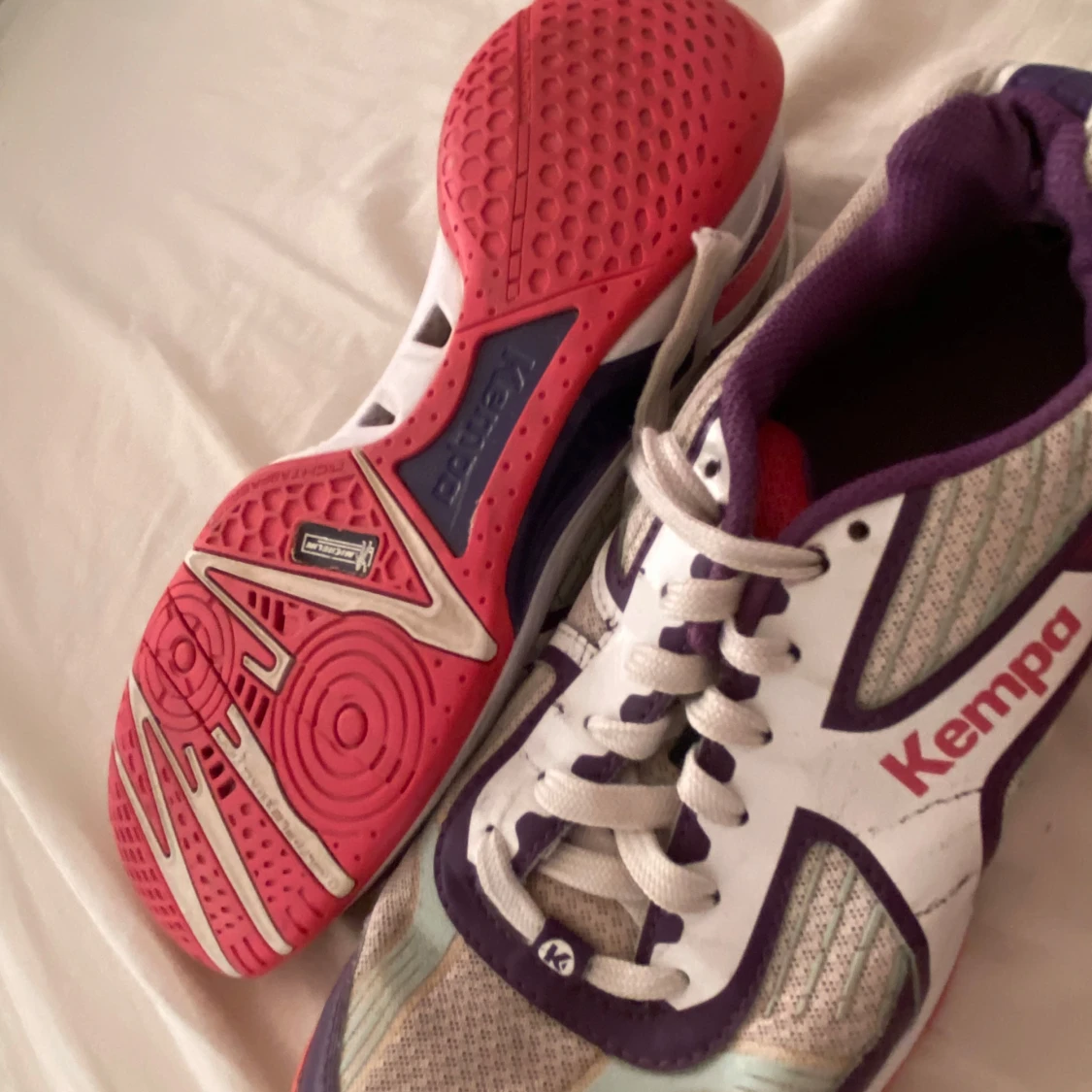 Kempa sneakers i lila och vitt - 1