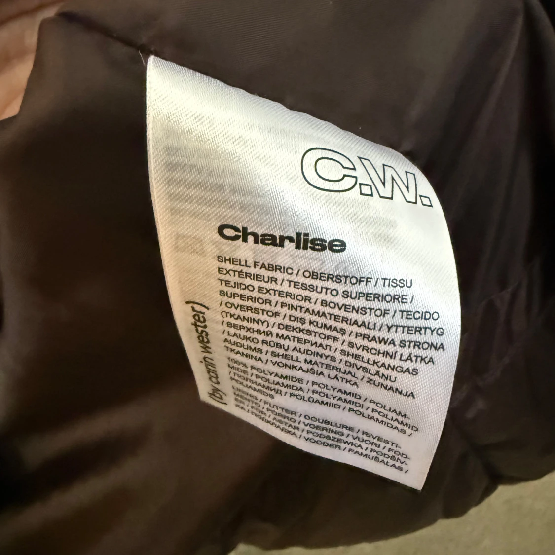Brun dunväst från C.W. Charlise - 1
