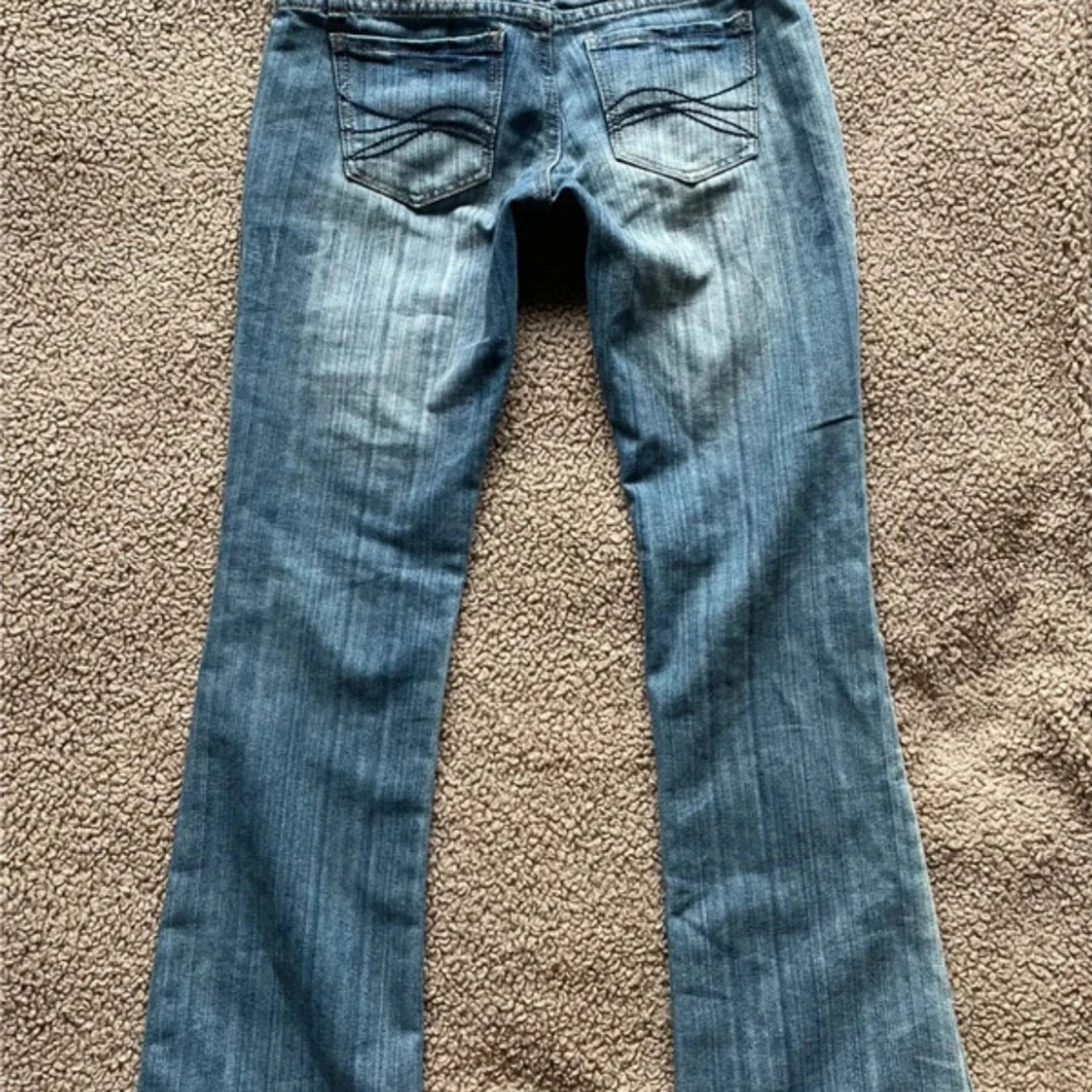 Lågmidjade bootcut jeans  - 3