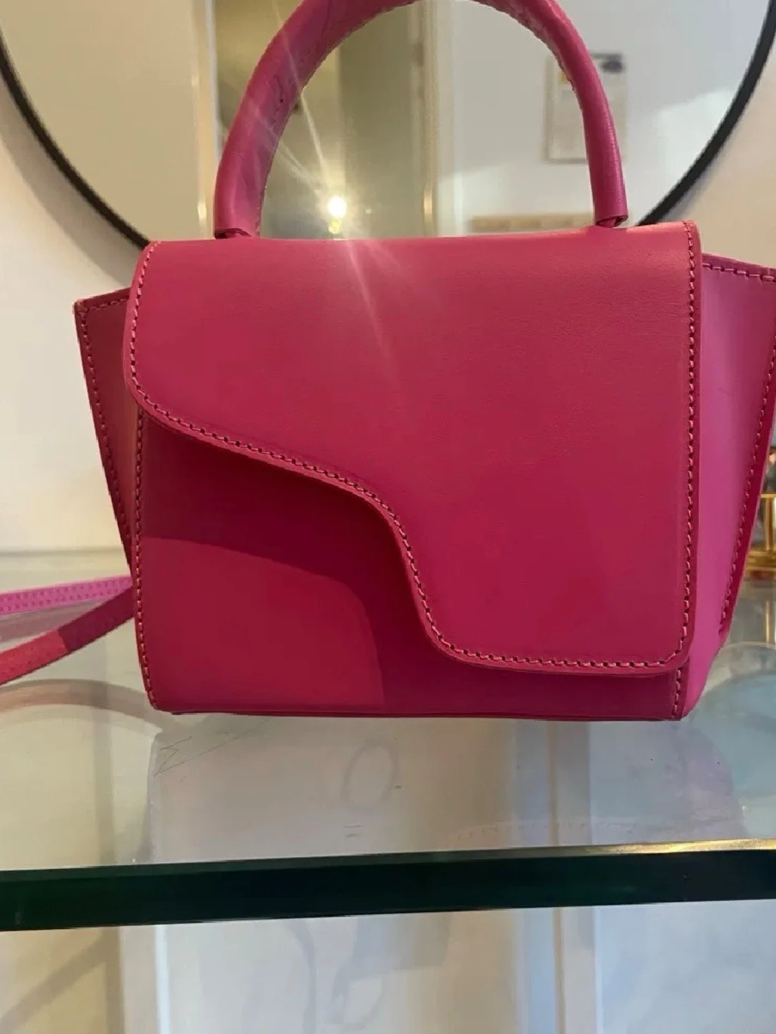 Rosa handväska från ATP Atelier - 1