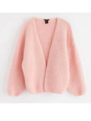 Lindex stickad kofta💝 - Supermysig ljusrosa stickad kofta!🥰 Koftan är öppen framtill men kan stängas med en söt klämma! Perfekt att slänga över ett linne🩷