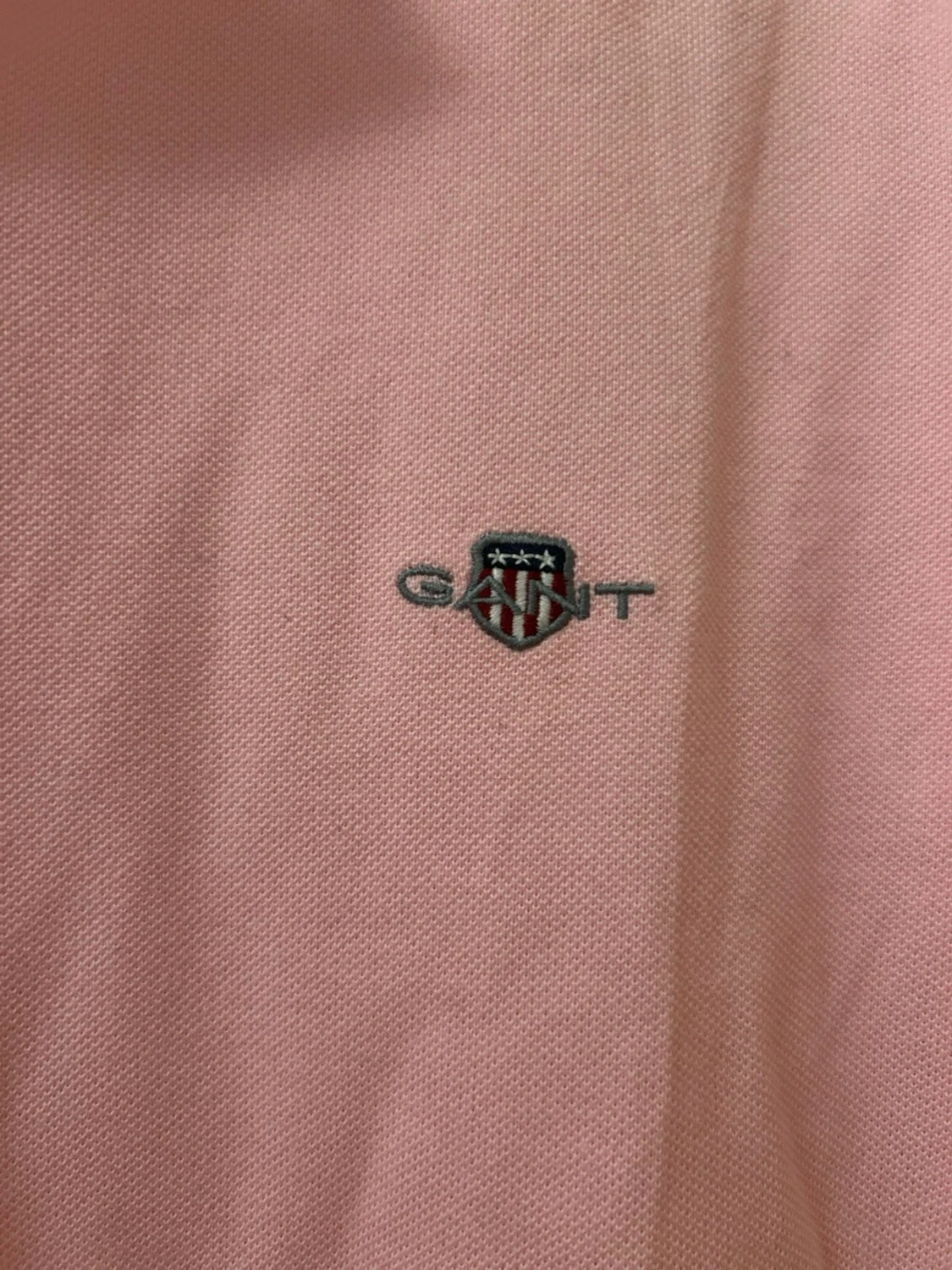 Rosa pikétröja från GANT XL - 1