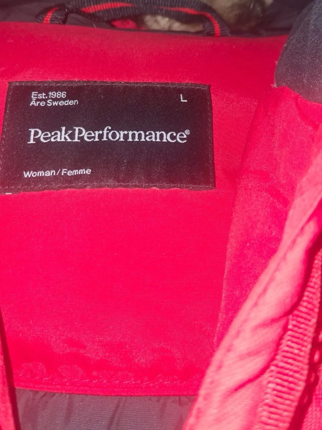 Röd Peak Performance parkajacka L - 2