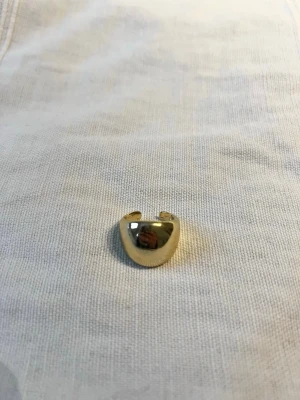 Guld ring - Justerbar och rostfri stål 