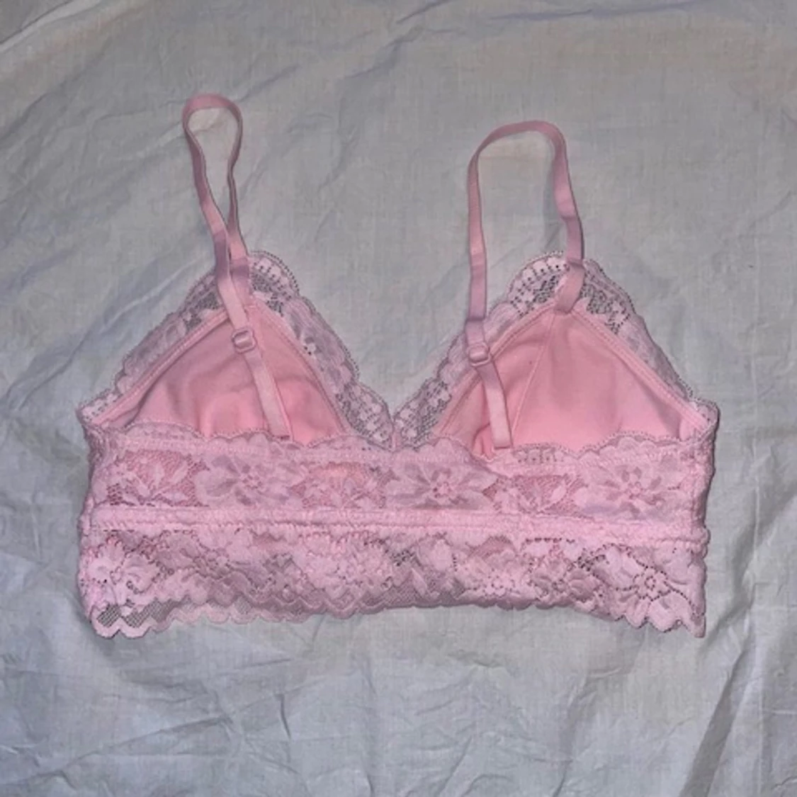 Ljusrosa bralette - 90