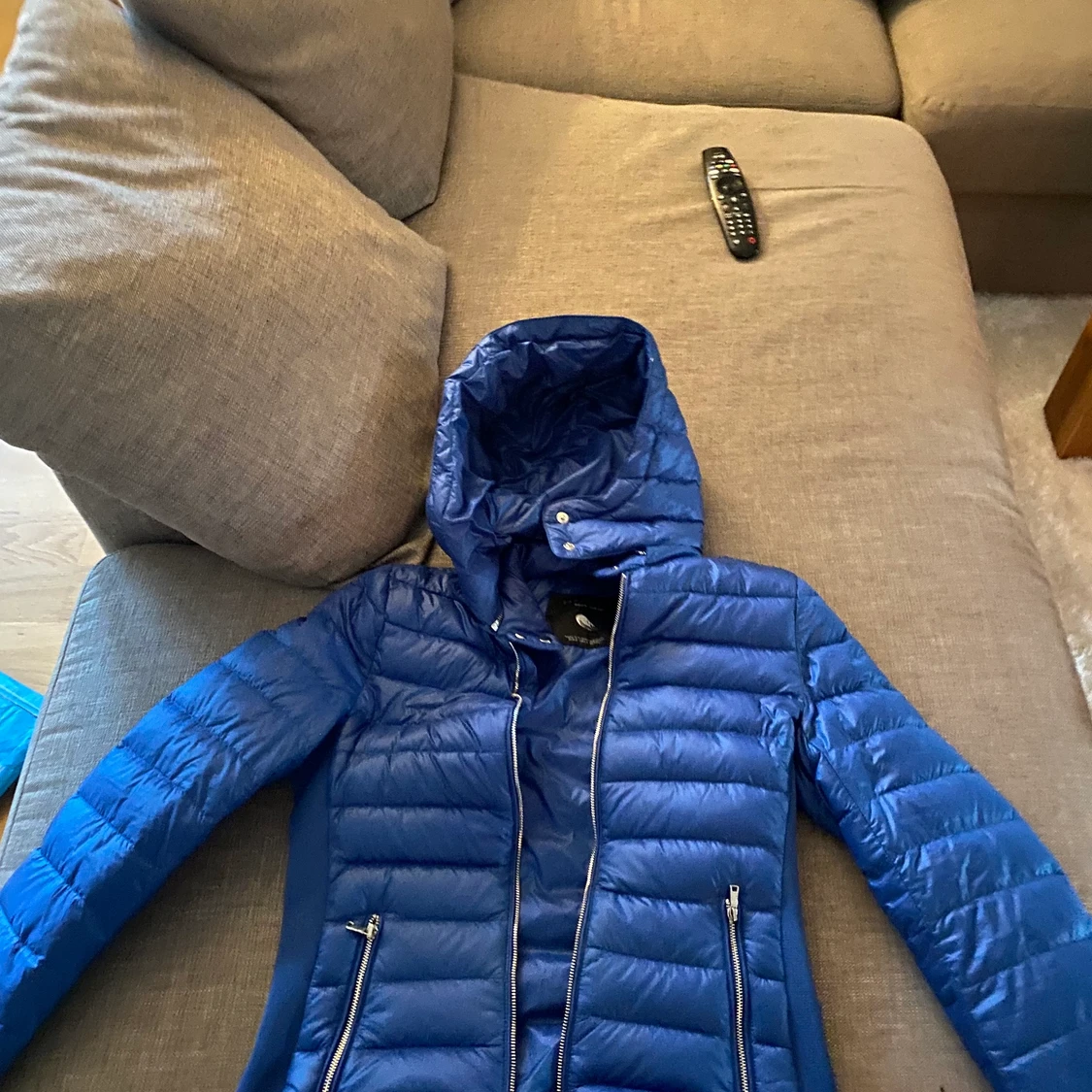 Blå zara jacka storlek S❤️ - 91