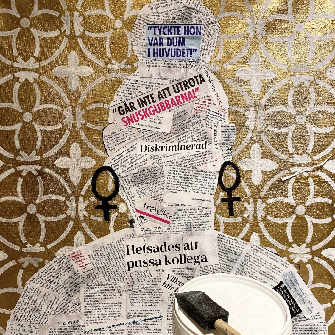 Tavla ”anonym kvinna”