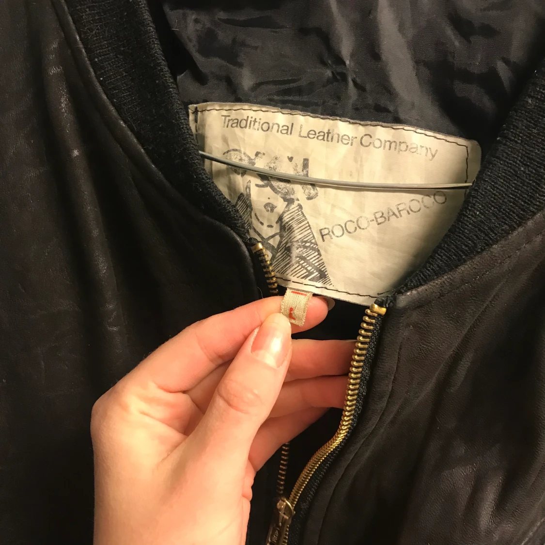 Skinnjacka bomber  - 90