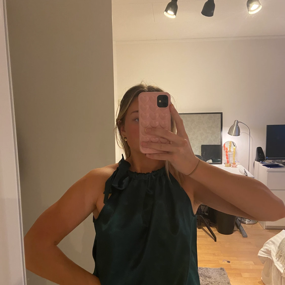 Halterneck topp - 90