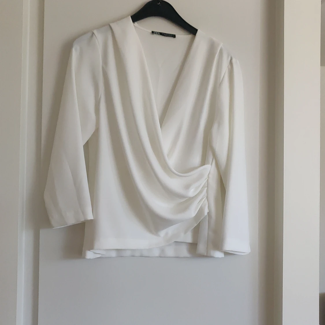 Vit blus Zara stl M