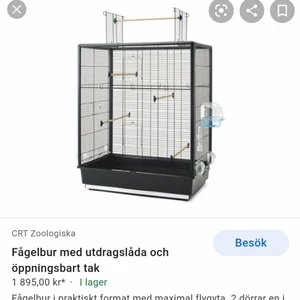 Fågelbur - Har en likadan fågelbur som jag vill bli av med skriv vid intresse använd men i bra sick