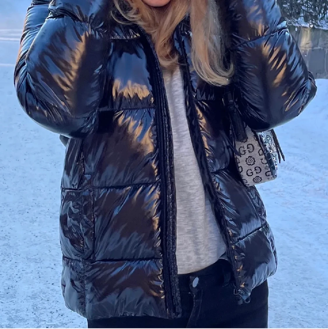 Marinblå lackjacka  - 91