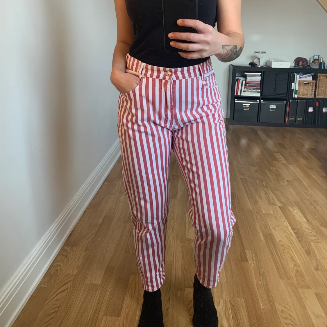 Randiga Jeans/Byxor från PULL&BEAR