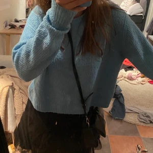 Blå tröja - Snygg stickad tröja från Hm💕