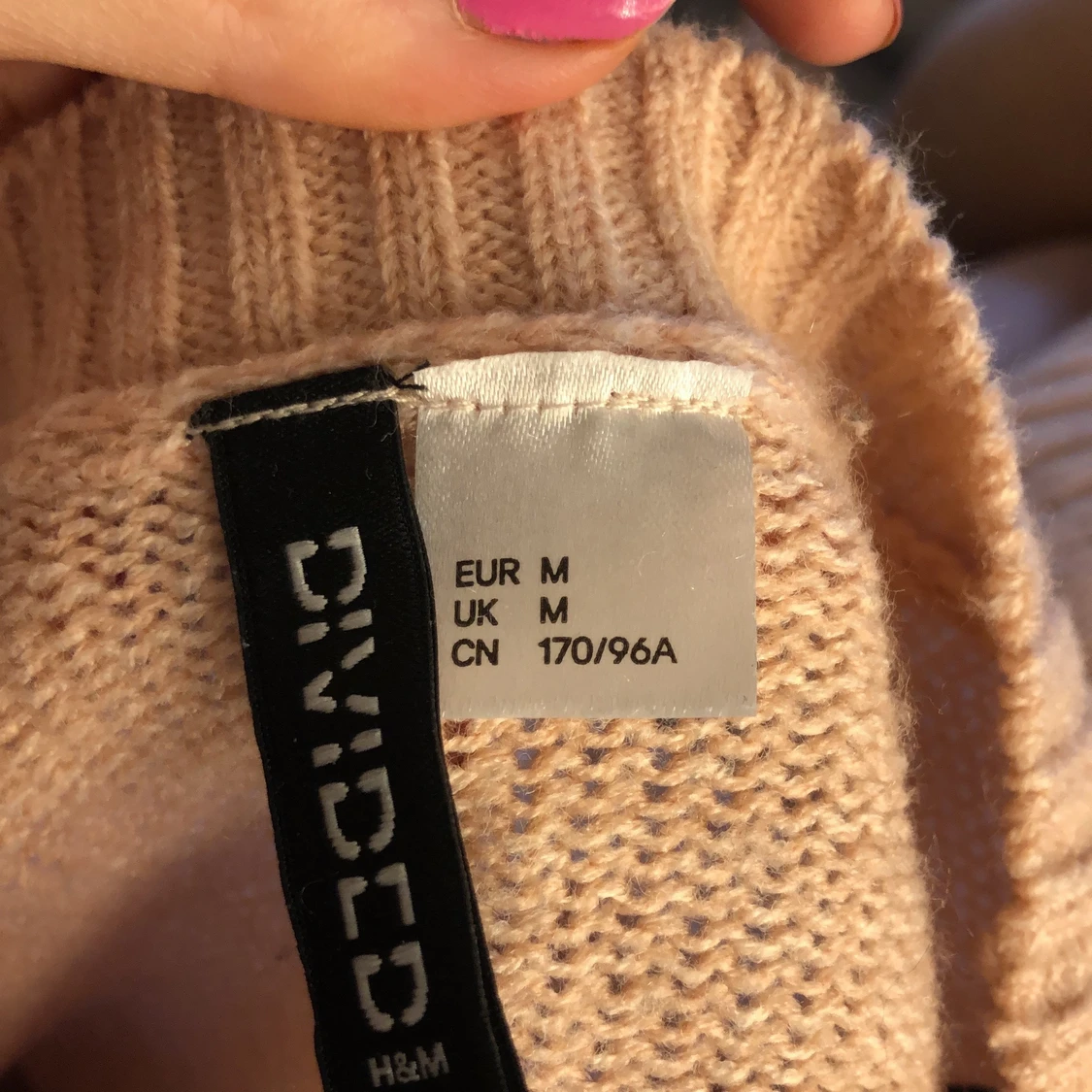 Stickad tröja, Hm strl S - 91