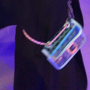 Mini väska  - Genomskinlig miniväska i vinyl. Chanel Dupe. 