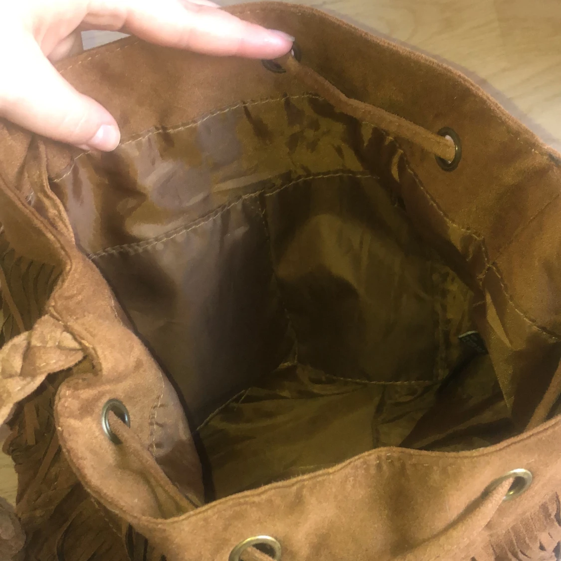 Brun mocka väska  - 91