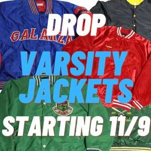 VARISTYJACKOR 11/9 - Den elfte september kommer vårat drop på varsity jackor/baseballjackor att släppas rullande tills det inte finns några fler att lägga ut. Detta drop är något att hålla utkik över då massa jackor från nittiotalet kommer släppas till riktigt låga priser!