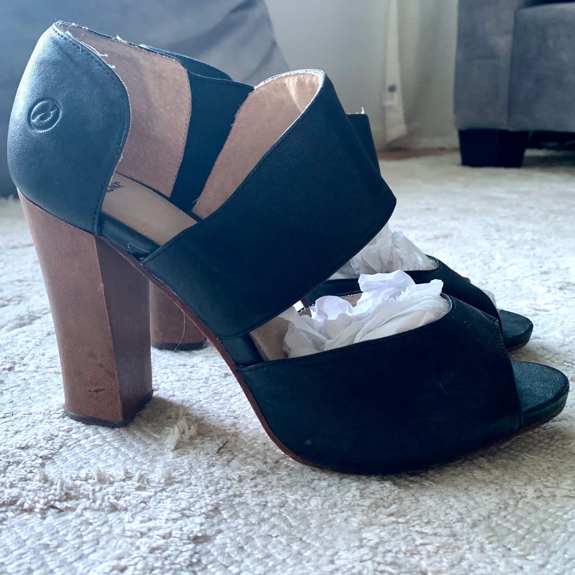 Klackar från Bronx/ äkta kläder/ stl 39/ - 90