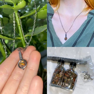 Kristall Smycke - Intressekoll!!! Tänkte börja göra halsband och ringar gjorda av den spirituella stenen ”Leopard skin Jasper”. Bra vägledning till skolstart❤️🔮