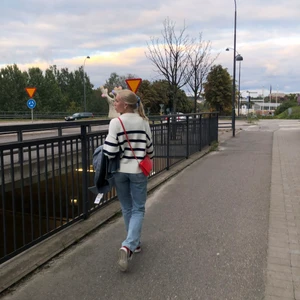 Stickad tröja  - Superfin stickade tröjan från bik bok! Den kommer inte till användning längre därav säljer jag den. Tröjan är i mycket bra skick. 