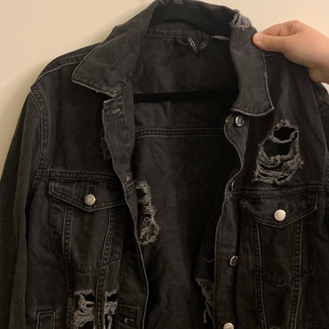 Sliten jeansjacka  - 90