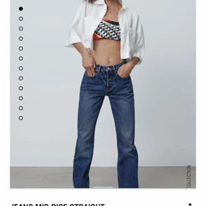 Zara populära jeans  - Säljer dessa superfina jeans från zara som jag använt 1 gång! Nyskick 