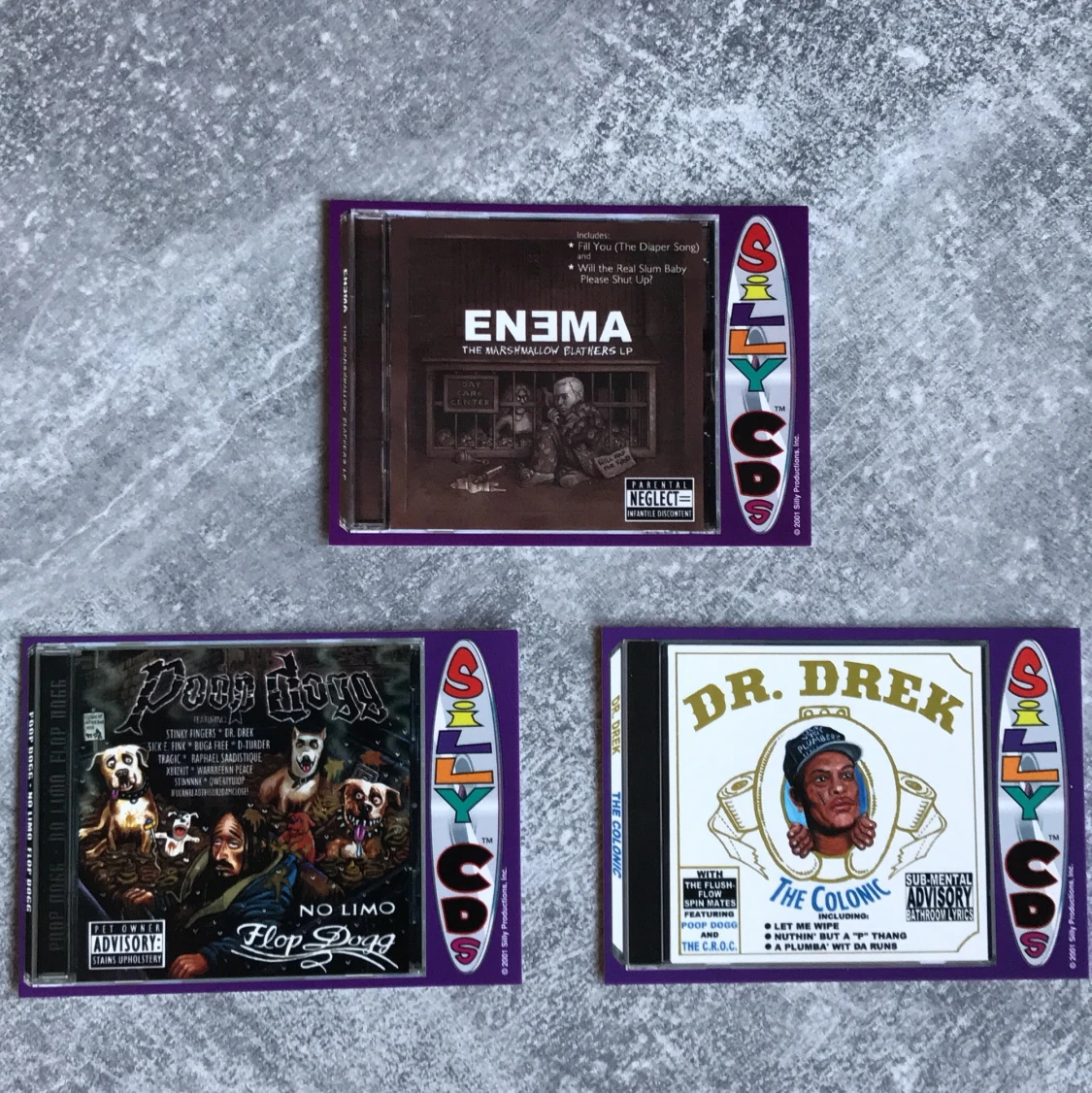 Silly CD’s samlarbilder Snoop,Eminem,Dre - 90