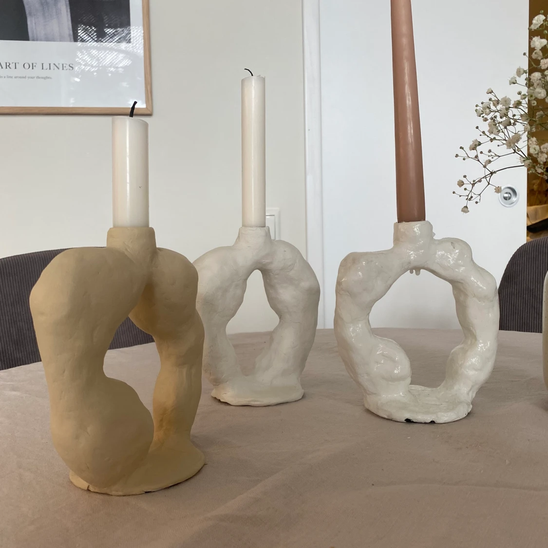 Handgjord ljusstake  - 90