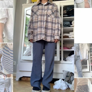 Flanellskjorta - Jättenajs skjorta till sommar och höst, färger som funkar till allt💞 köpt på vintagebutik i Danmark 