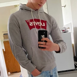 Levi’s hoodie grå storlek S - Inte använd många gånger, som ny i princip. Säljes då den är för liten.