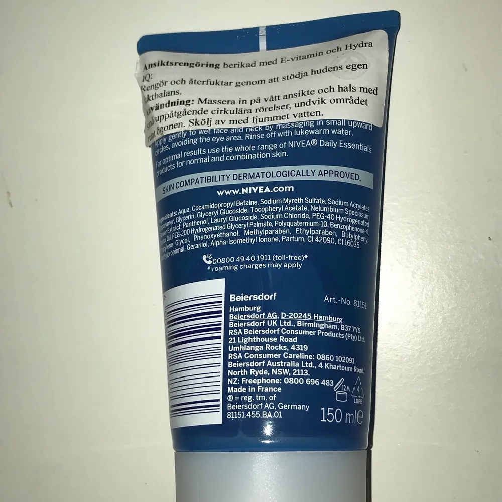 Facial wash gel med märket Nivea från Dollar store skulle jag gissa på. Helt oanvänd, köparen står för frakt! <3. Övrigt.