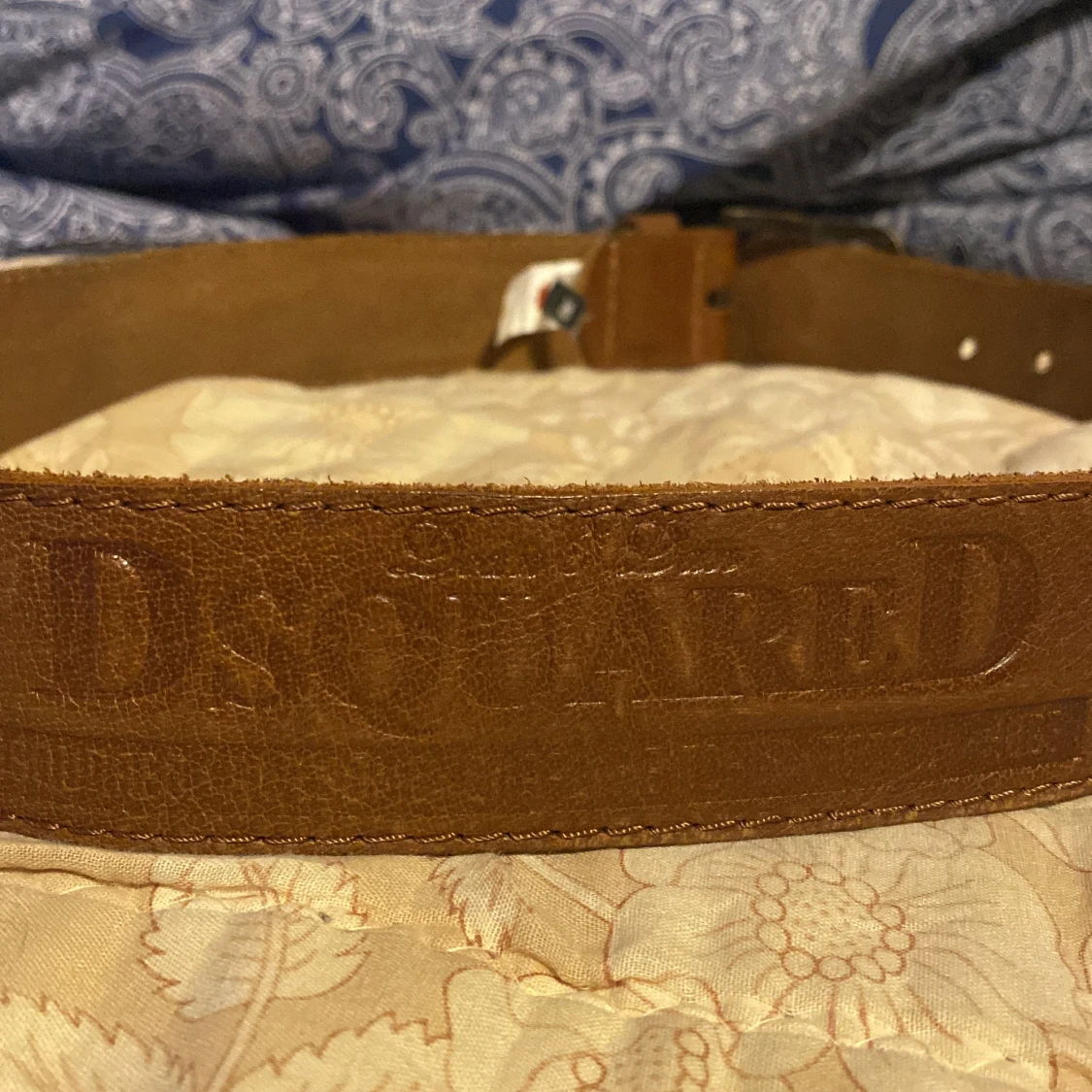 Dsquared bälte läder