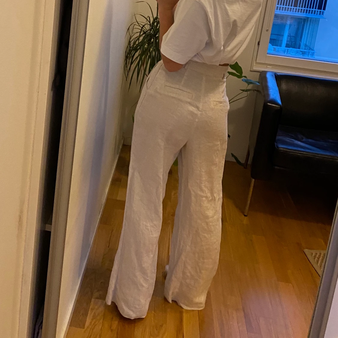 Beiga linnebyxor - 90