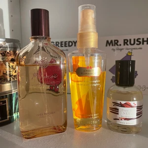 Parfymer  - Säljer för jag har för många parfymer, pris varierar. Amber Romance - 50 kr inkl frakt, Cuir de nuit - 50 kr inkl frakt, Monoï - 80 kr inkl frakt ELLER ALLA FÖR 150 + frakt 