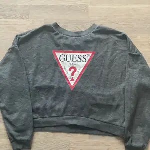 Hej, säljer denna super sköna tröja från Guess. Bra skick och bara använd ett fåtal gånger❤️