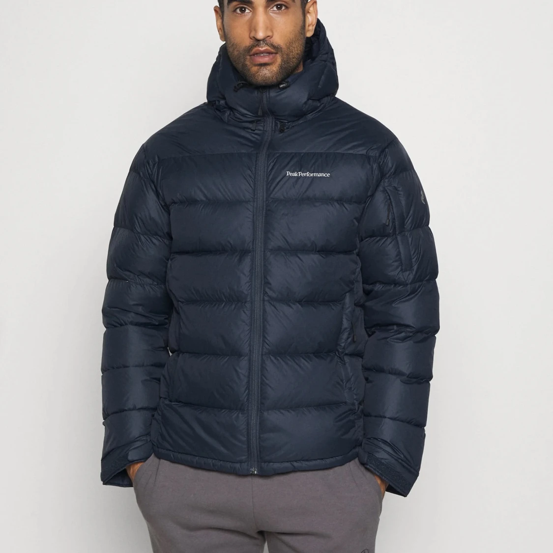 Peak jacka Marinblå