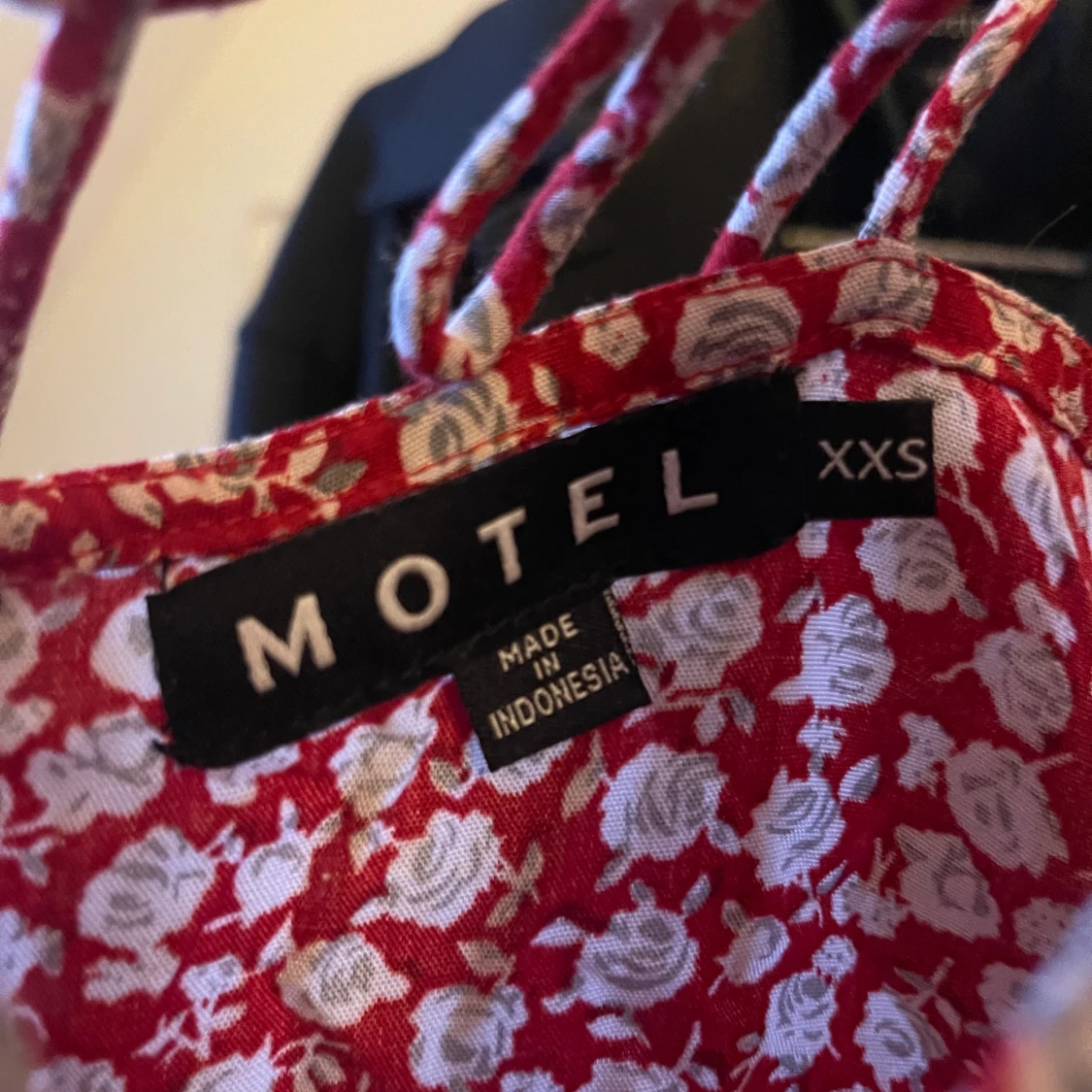 Motel rocks röd klänning - 90