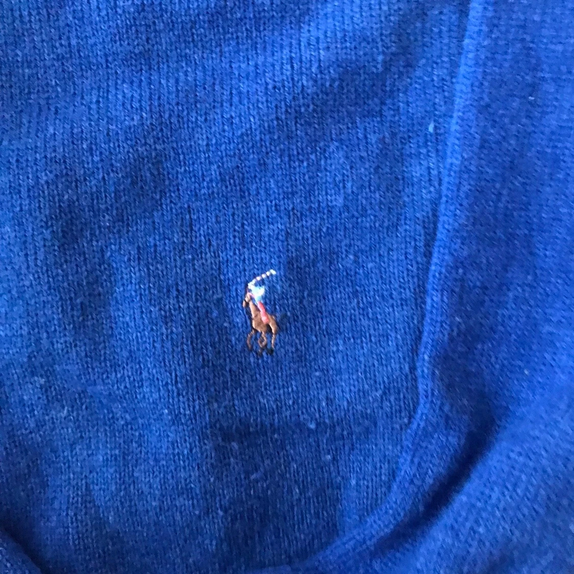 Blå stickad Ralph Lauren - 91