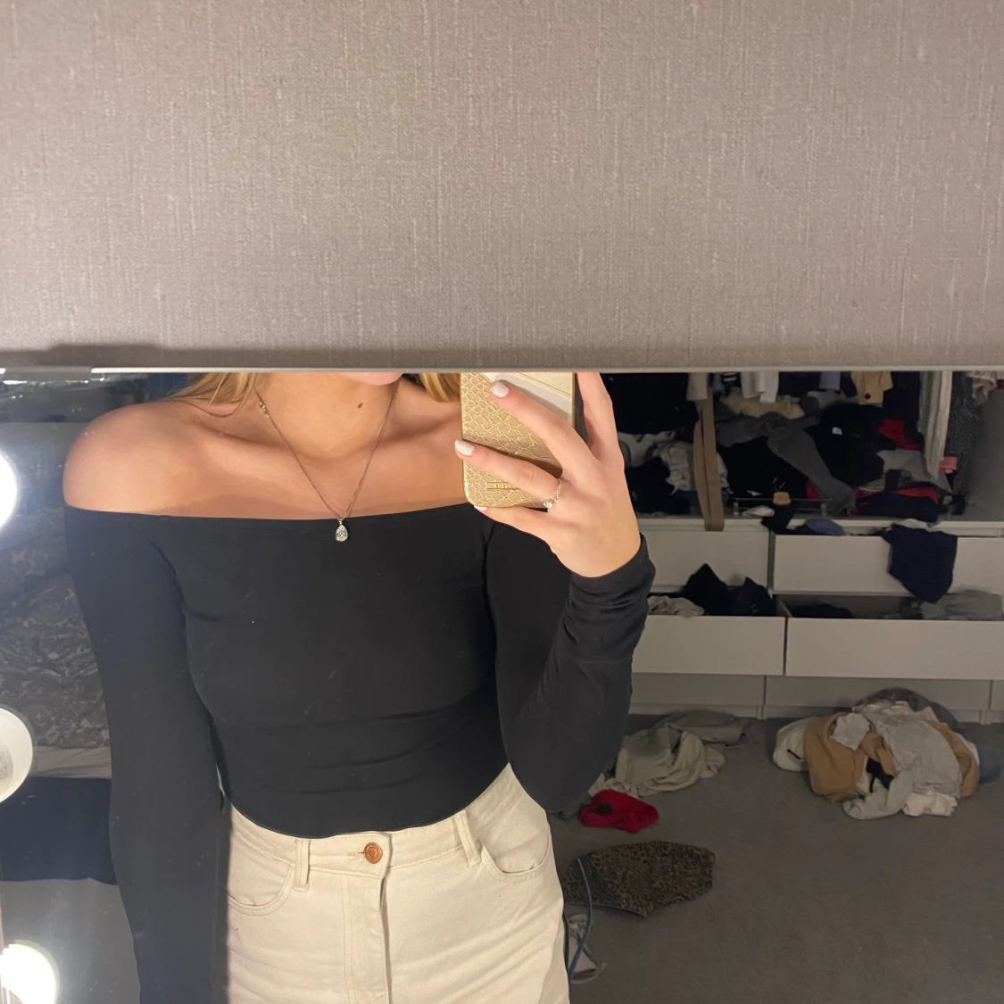 off shoulder topp från gina tricot
