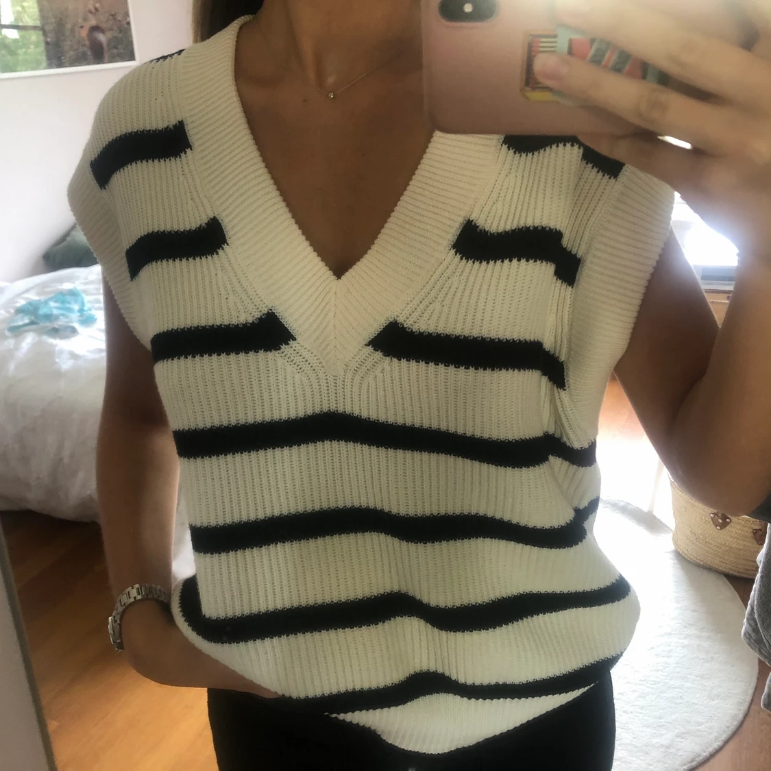 Zara stickad väst - 91