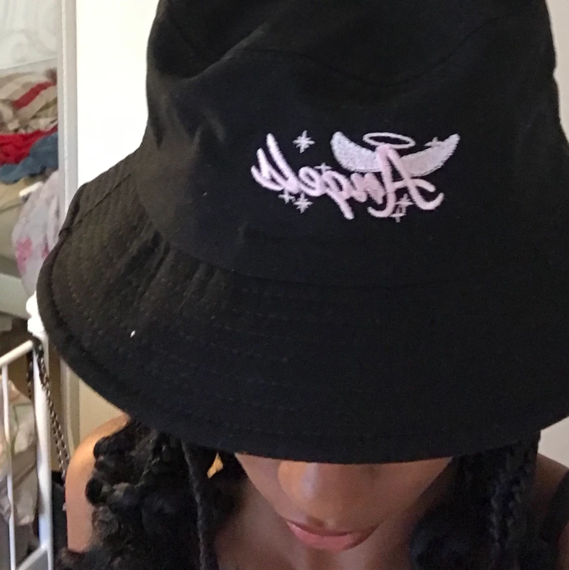 Angelz bucket hat 💅🏾🌸